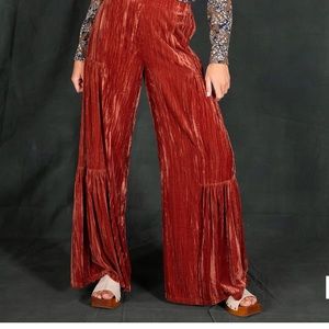 Natural Life bell bottom velvet pants